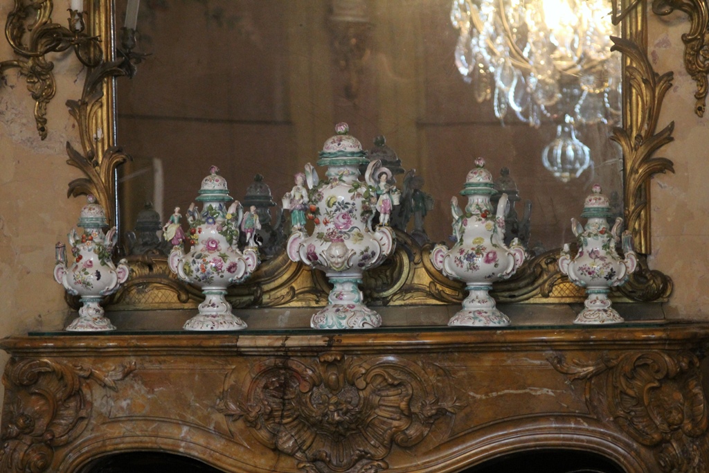 Porcelain on Mantelpiece